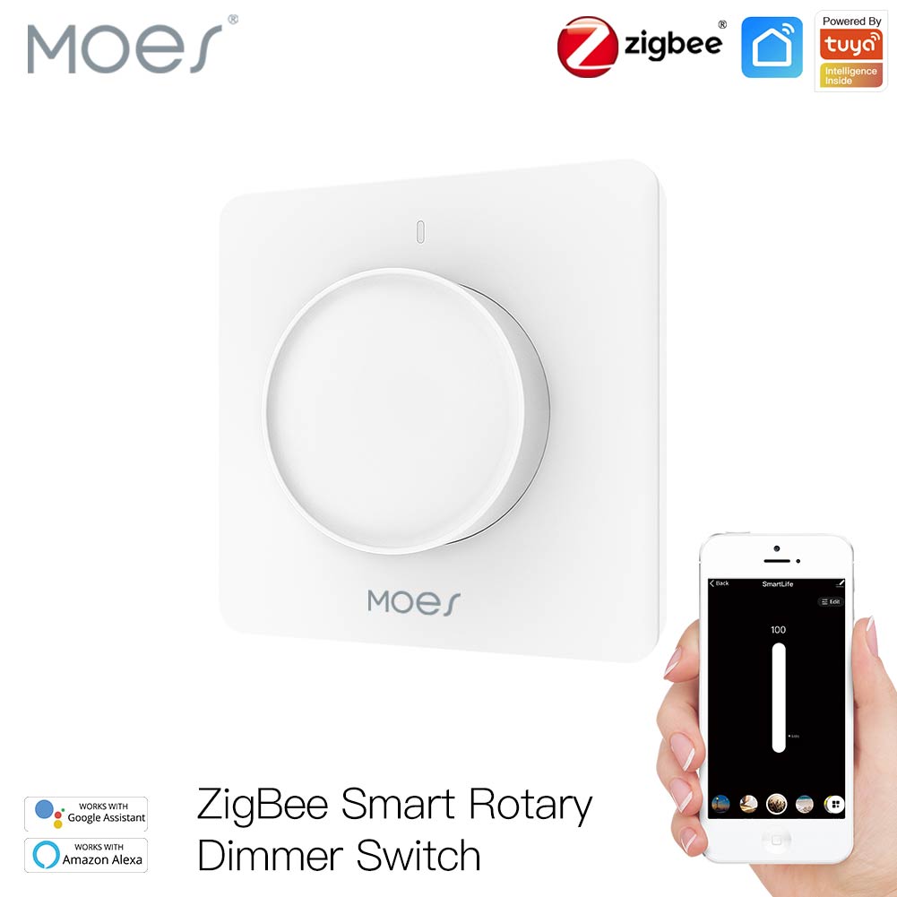 Smart Accessories - MOES Tuya Zigbee Smart Rotary Dimmer