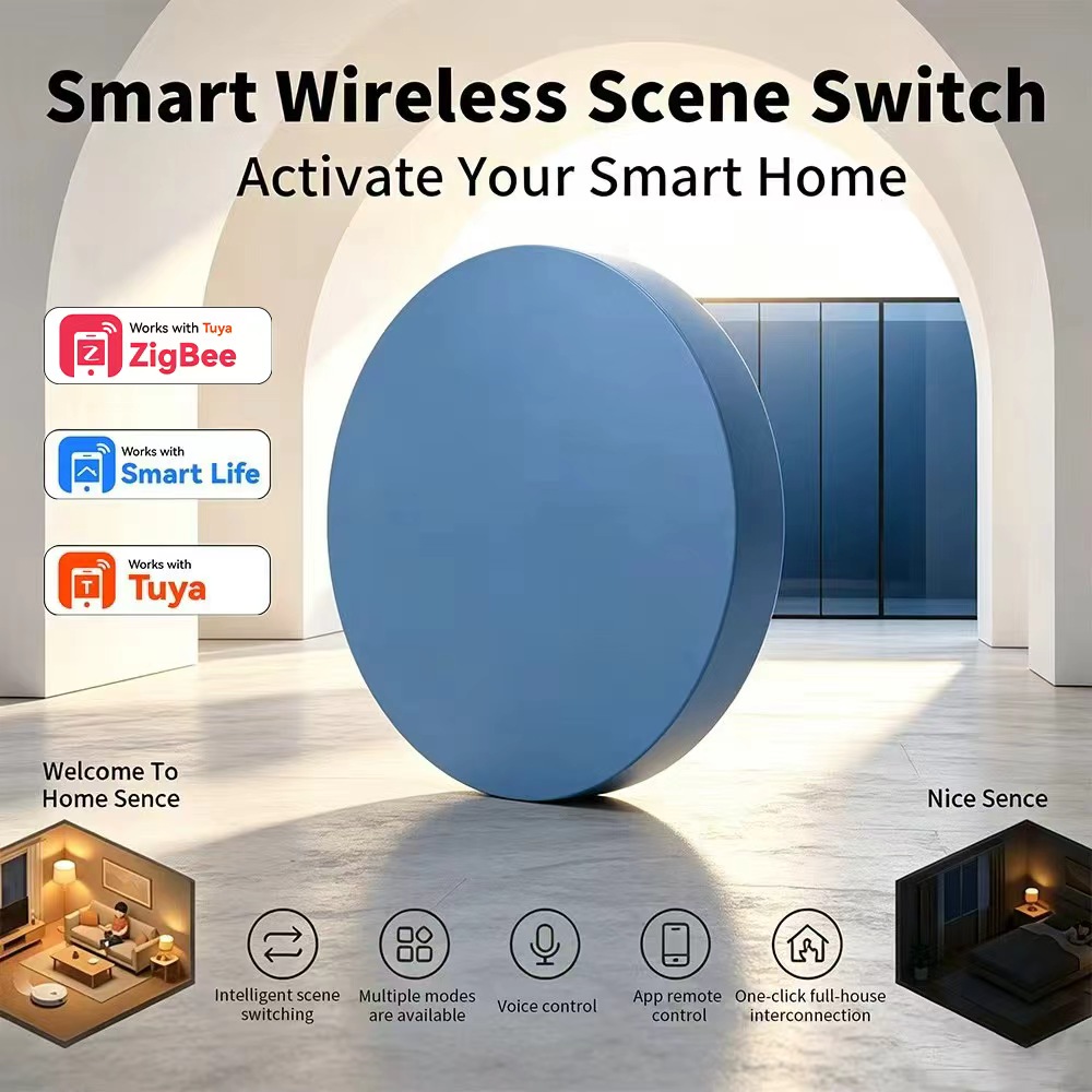 Smart Accessories - Zigbee Smart Scene Push Button Compatible