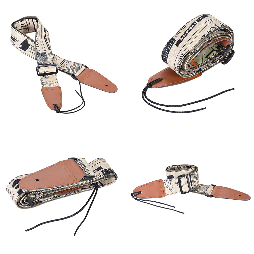 Comfortable Adjustable Guitar  - Leather Classic Strap recension och pris
