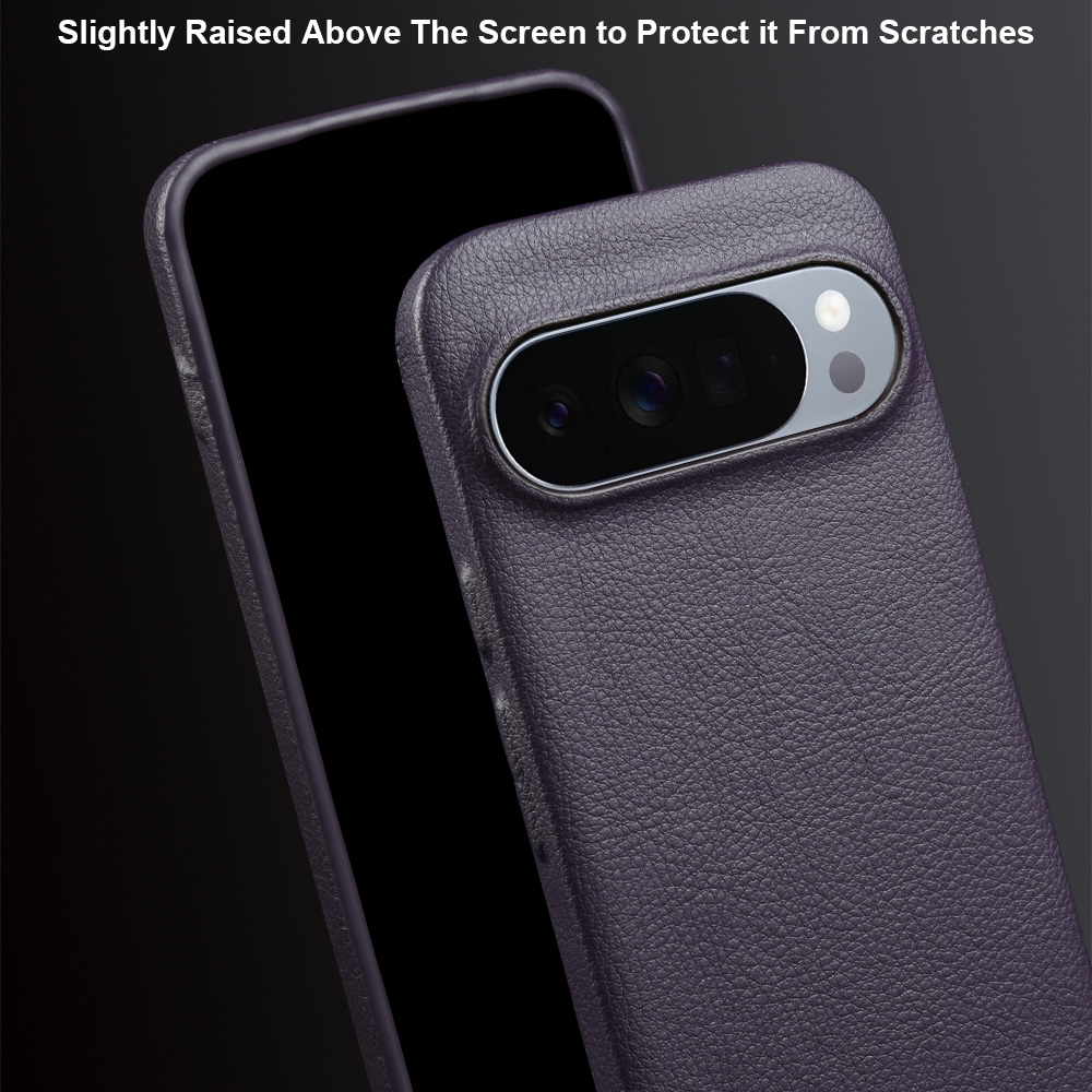 Magnetic Leather Back Cover Ca - Google Pixel 9 recension och pris