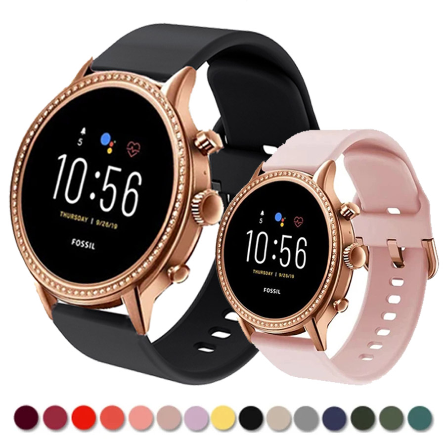 Silicone Strap For Fossil Wome - Fossil Smartwatch Accessories recension och pris