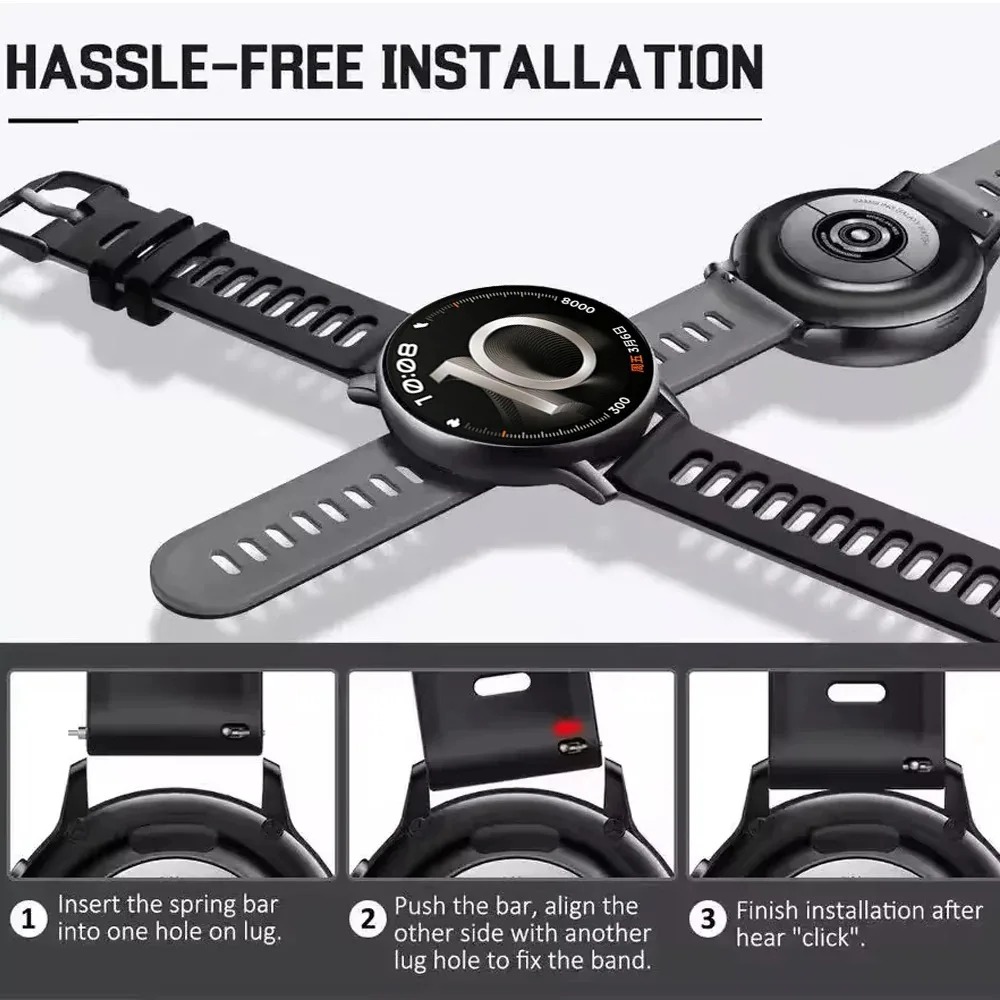 20mm 22mm Silicone Strap for O - Smartwatch X2 recension och pris