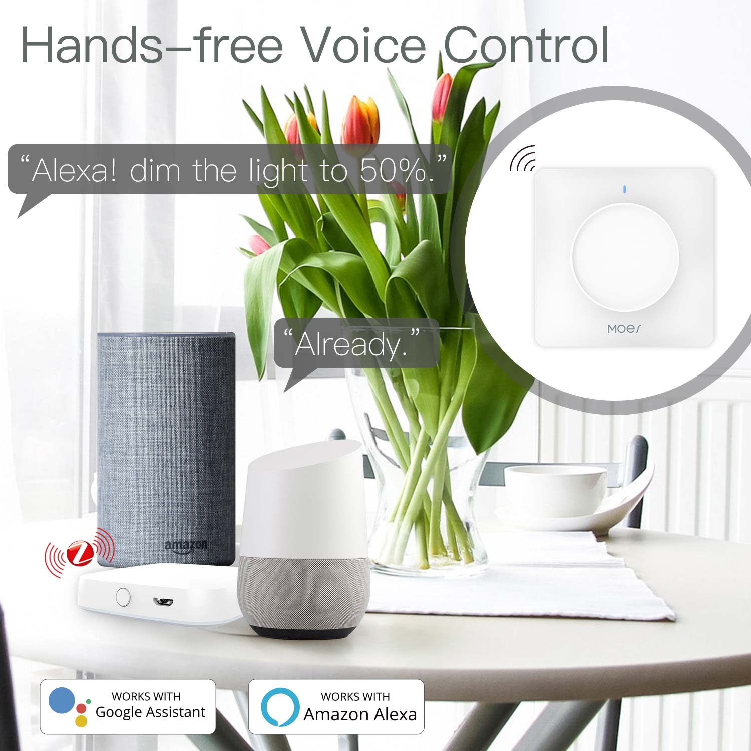 MOES Tuya Zigbee Smart Rotary  - Smart Accessories recension och pris