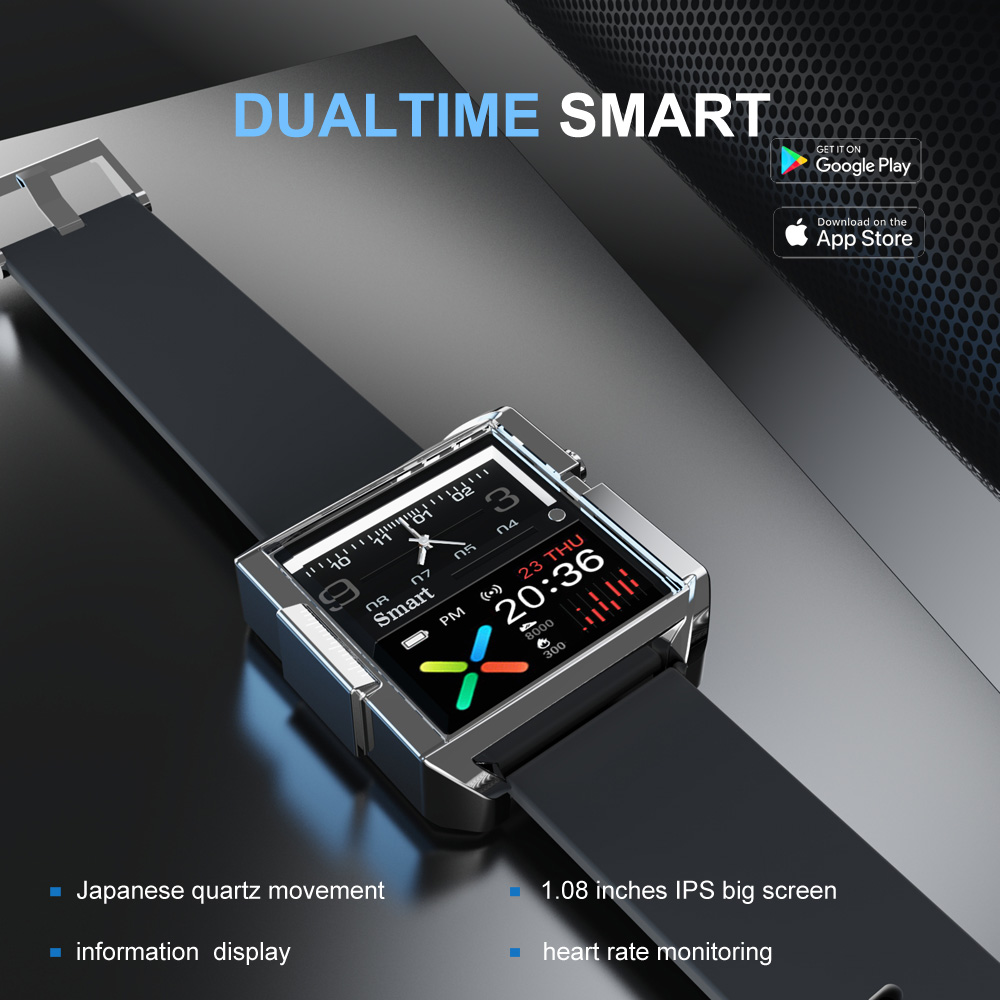 T9 Hybrid Smartwatch Heart Rat - Smartwatch Custom recension och pris