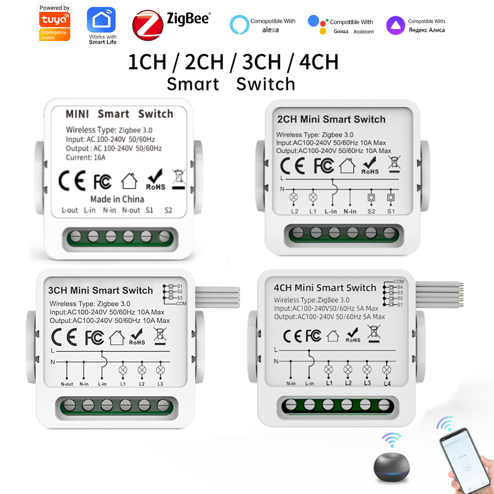 Tuya Zigbee 3.0 Smart Switch 1 - Smart Accessories recension och pris
