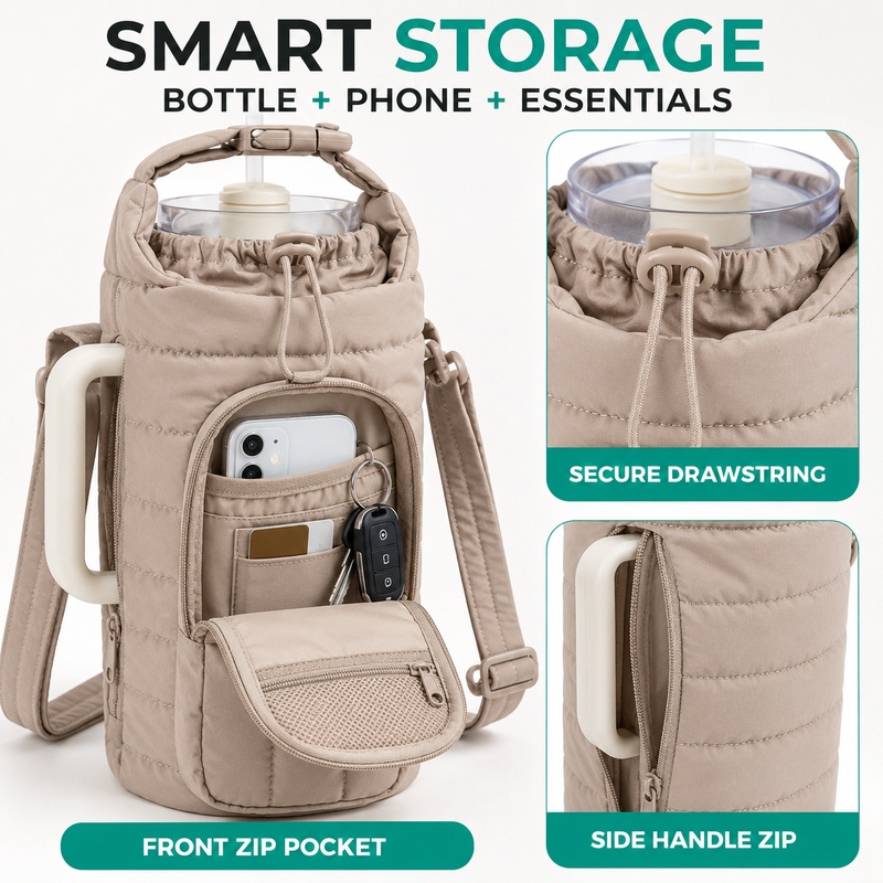 Puffer Water Bottle Carrier Ba - Rugged Sport Strap recension och pris
